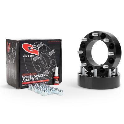 G2 8x6.5 Inch GM Bolt Pattern with 2" Wheel Spacers (Black) - 93-82-200